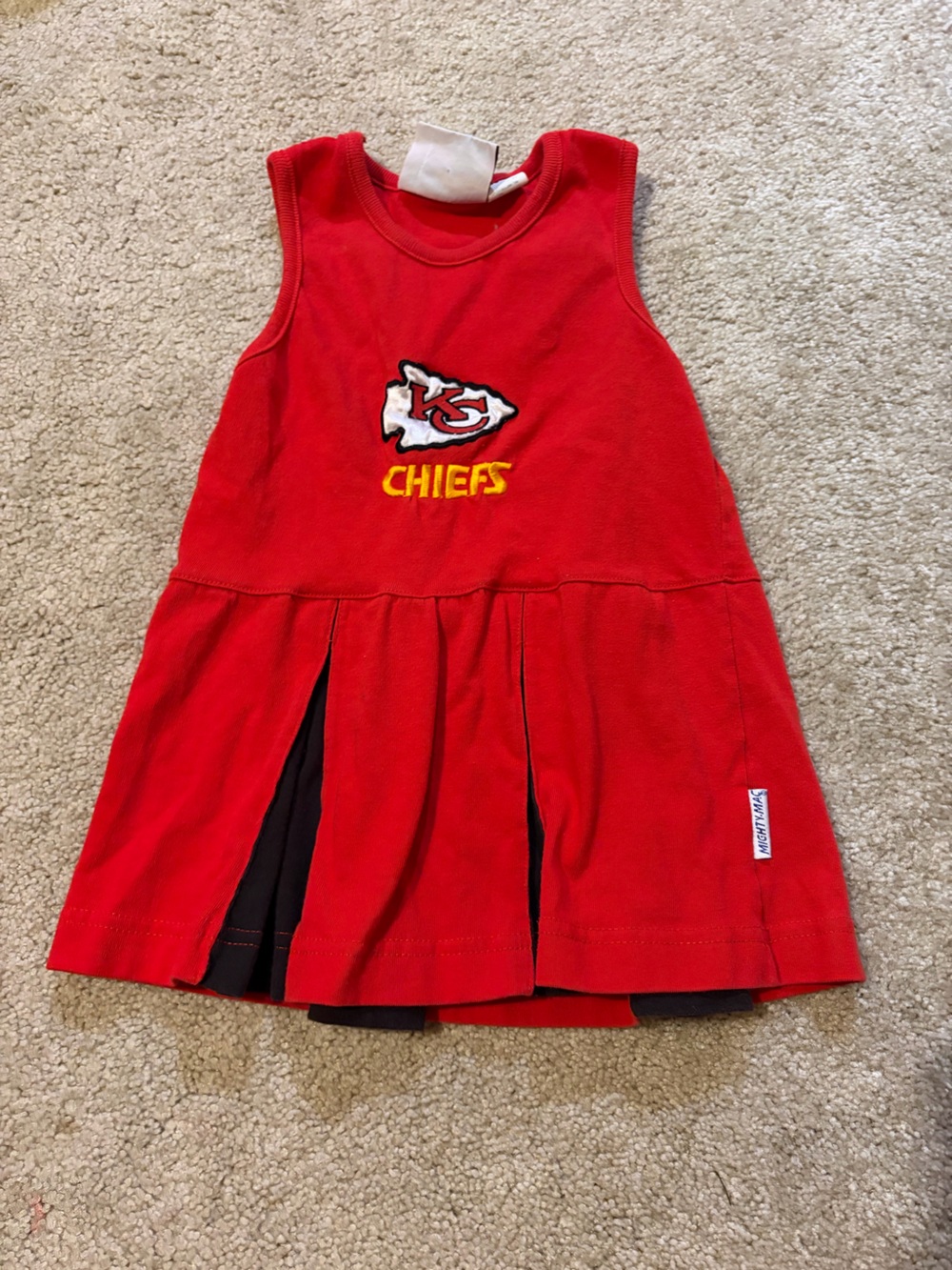 Kids red Chiefs dress